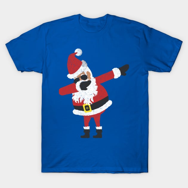 Dabbing Santa Christmas T-Shirt by Tingsy